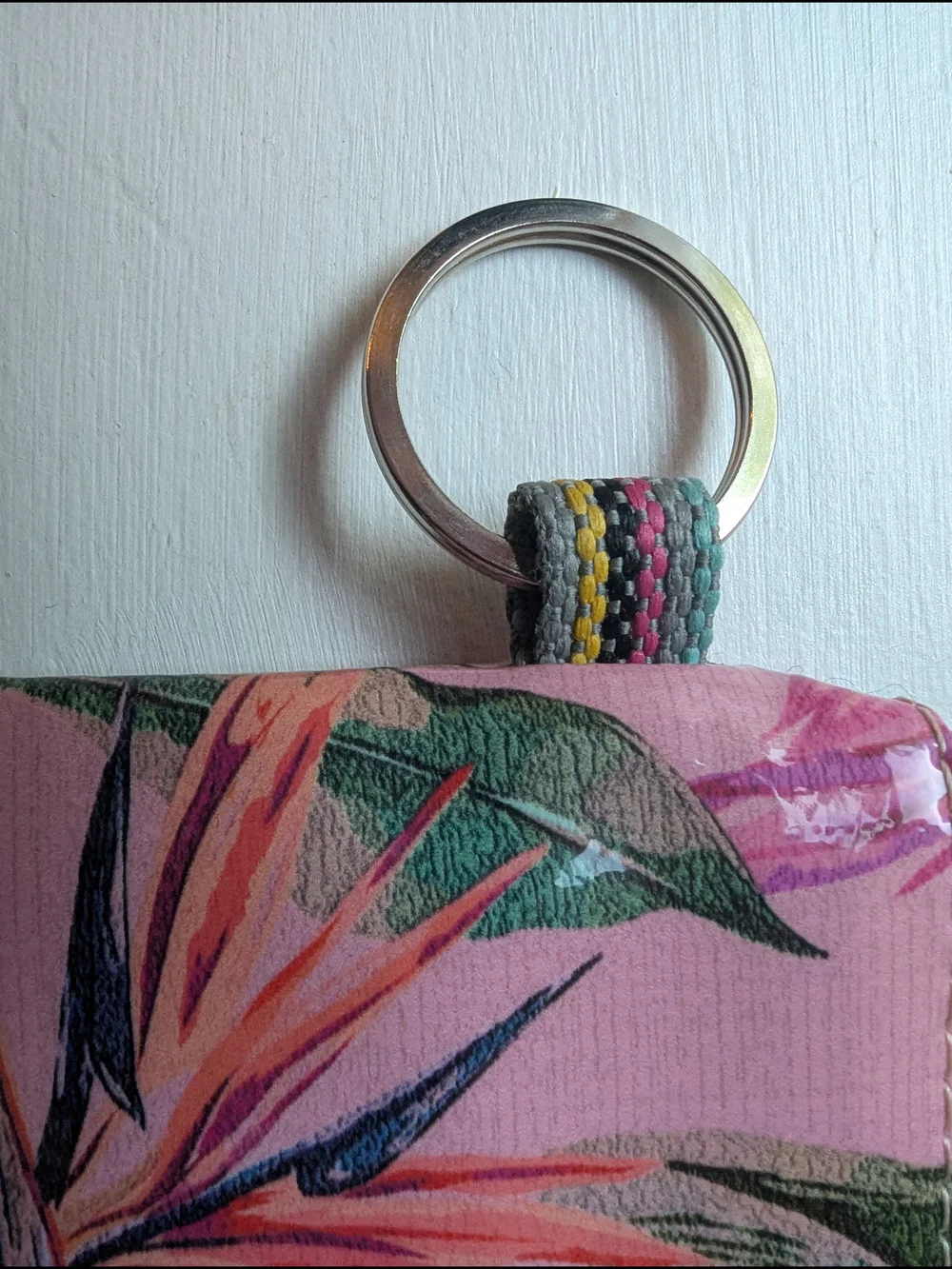 Consuela Pink Flamingo Tropical Wristlet Wallet - Picture 2 of 7